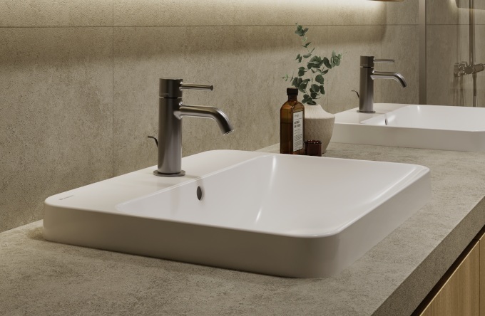 GB500740 洗面ボウル（洗面器）　GEBERIT